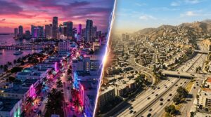 GTA 6 vs GTA 5 open-world game comparison banner