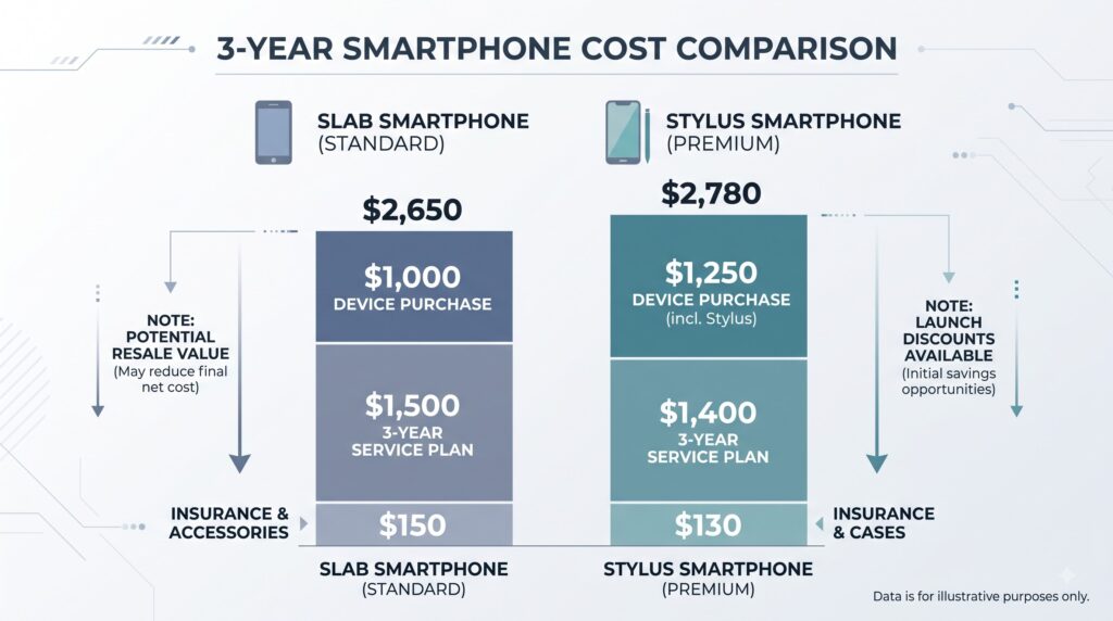 The real 3-year cost of the iPhone 18 Pro Max vs Galaxy S26 Ultra