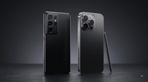 iPhone 18 Pro Max vs Galaxy S26 Ultra shown side by side in 2026